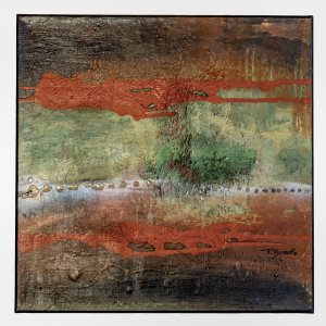 Herbstimpression 3 50x50cm Acrylmischtechnik auf Leinwand