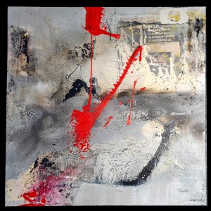 Music 80x80cm Acrylmischtechnik auf Leinwand